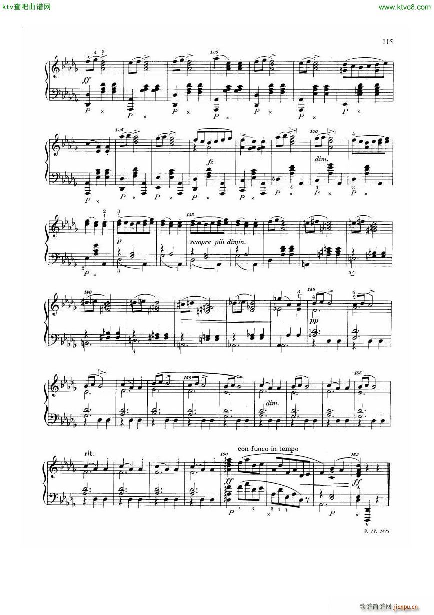 Dvorak Walzer op 54(钢琴谱)18