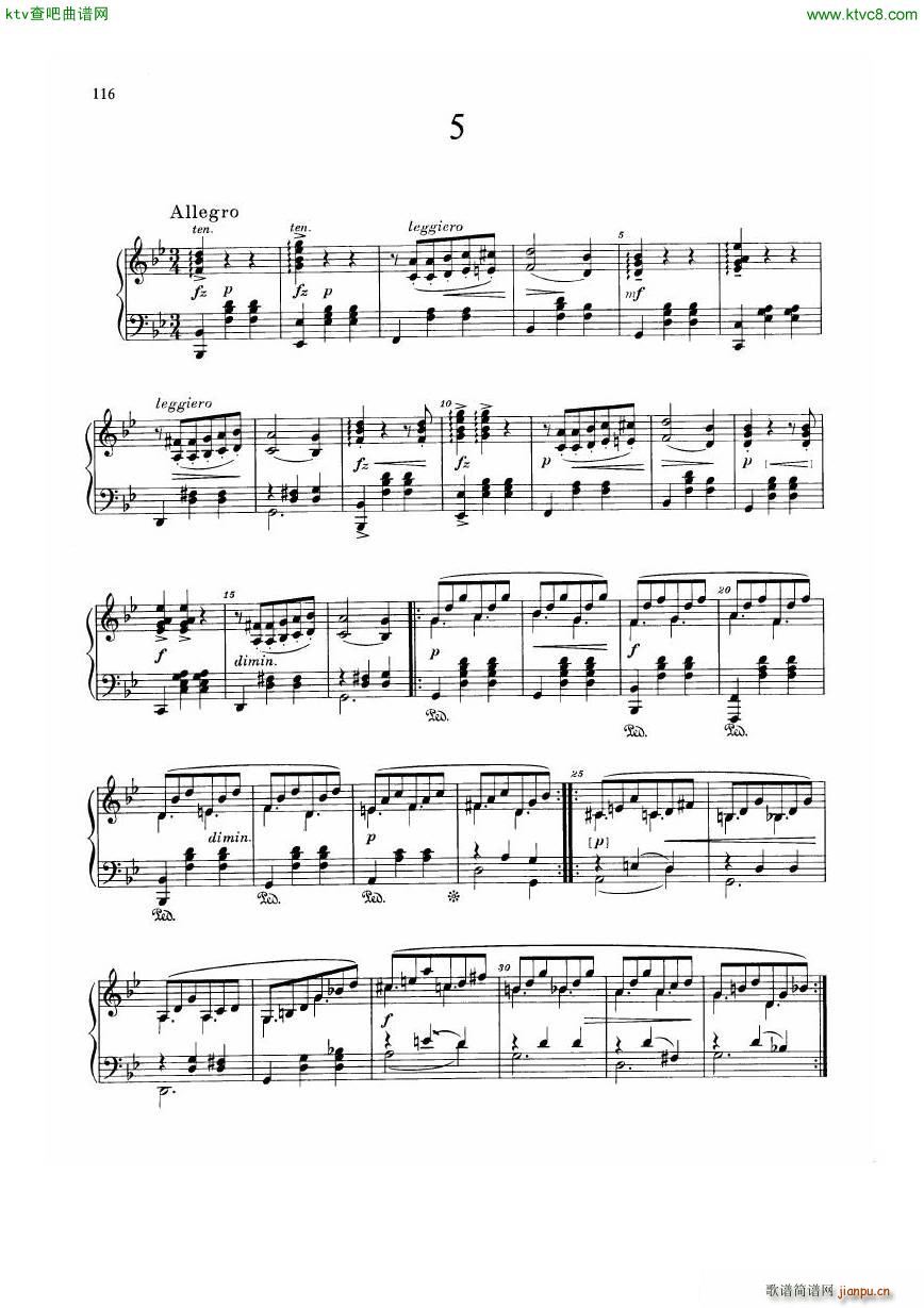 Dvorak Walzer op 54(钢琴谱)19