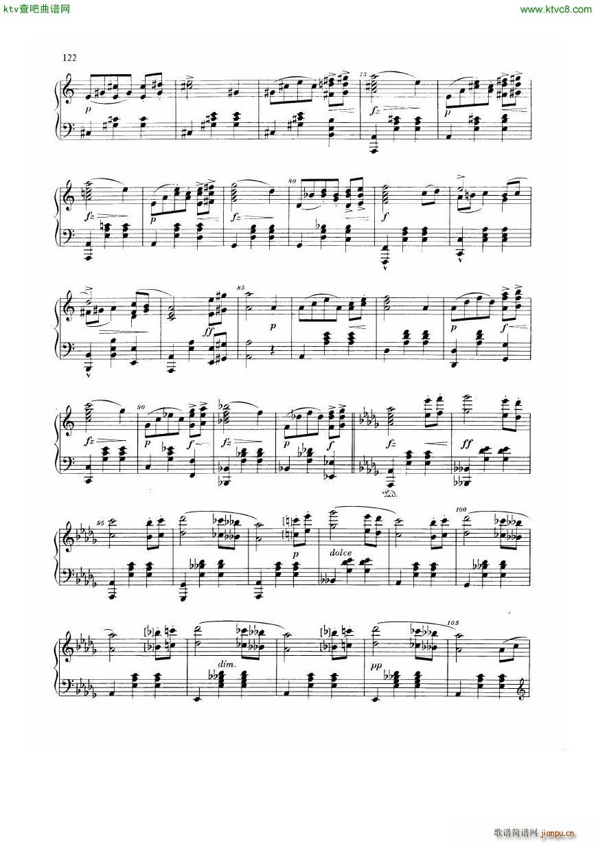 Dvorak Walzer op 54(钢琴谱)25
