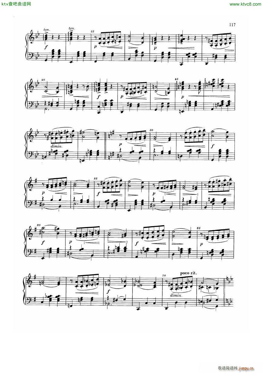 Dvorak Walzer op 54(钢琴谱)20