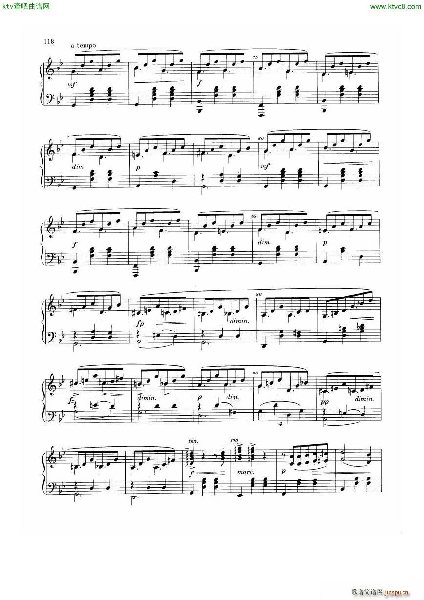 Dvorak Walzer op 54(钢琴谱)21