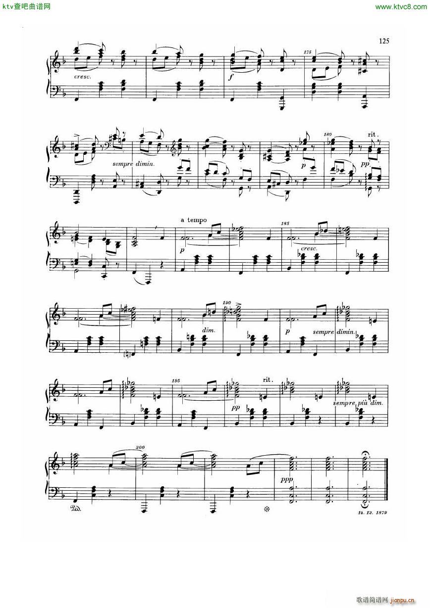 Dvorak Walzer op 54(钢琴谱)28