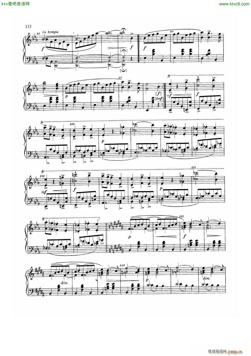 Dvorak Walzer op 54(钢琴谱)35