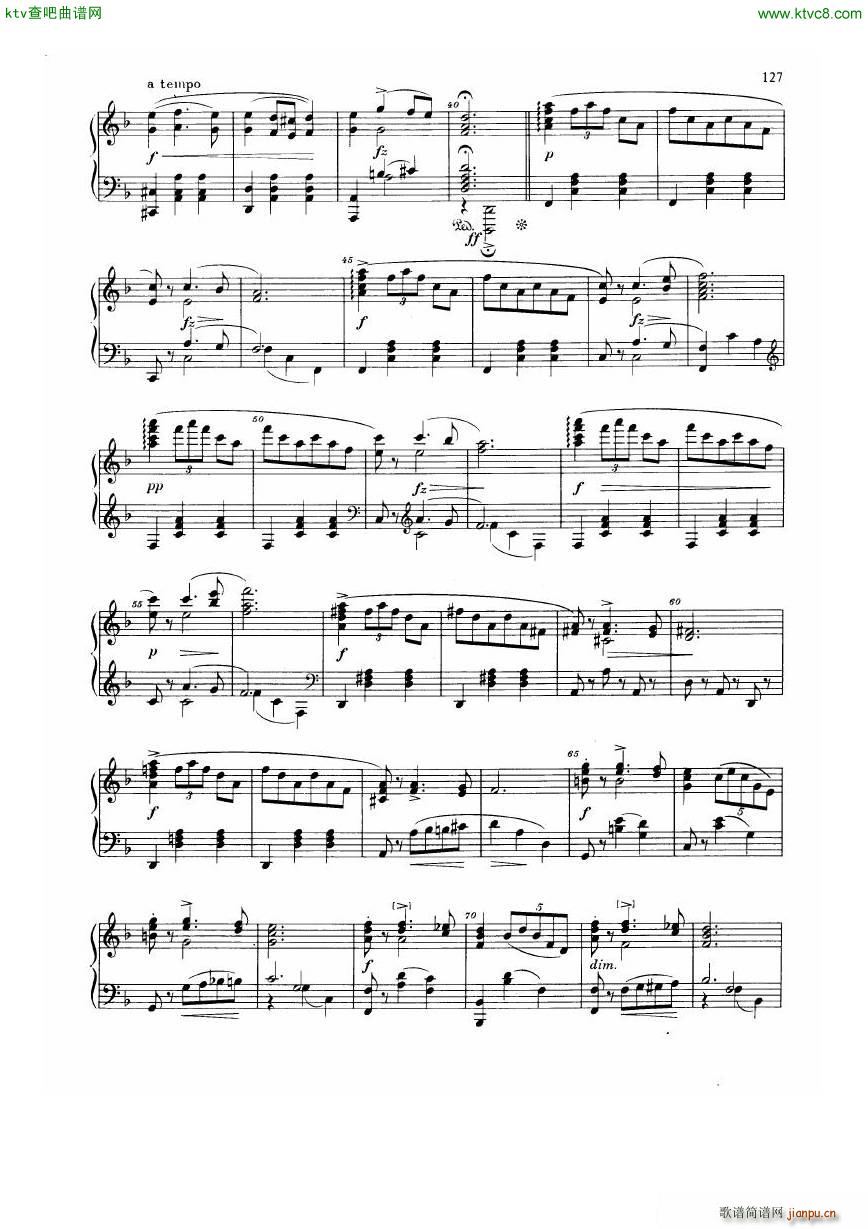 Dvorak Walzer op 54(钢琴谱)30