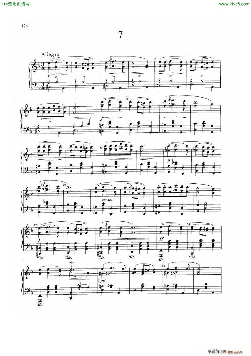 Dvorak Walzer op 54(钢琴谱)29