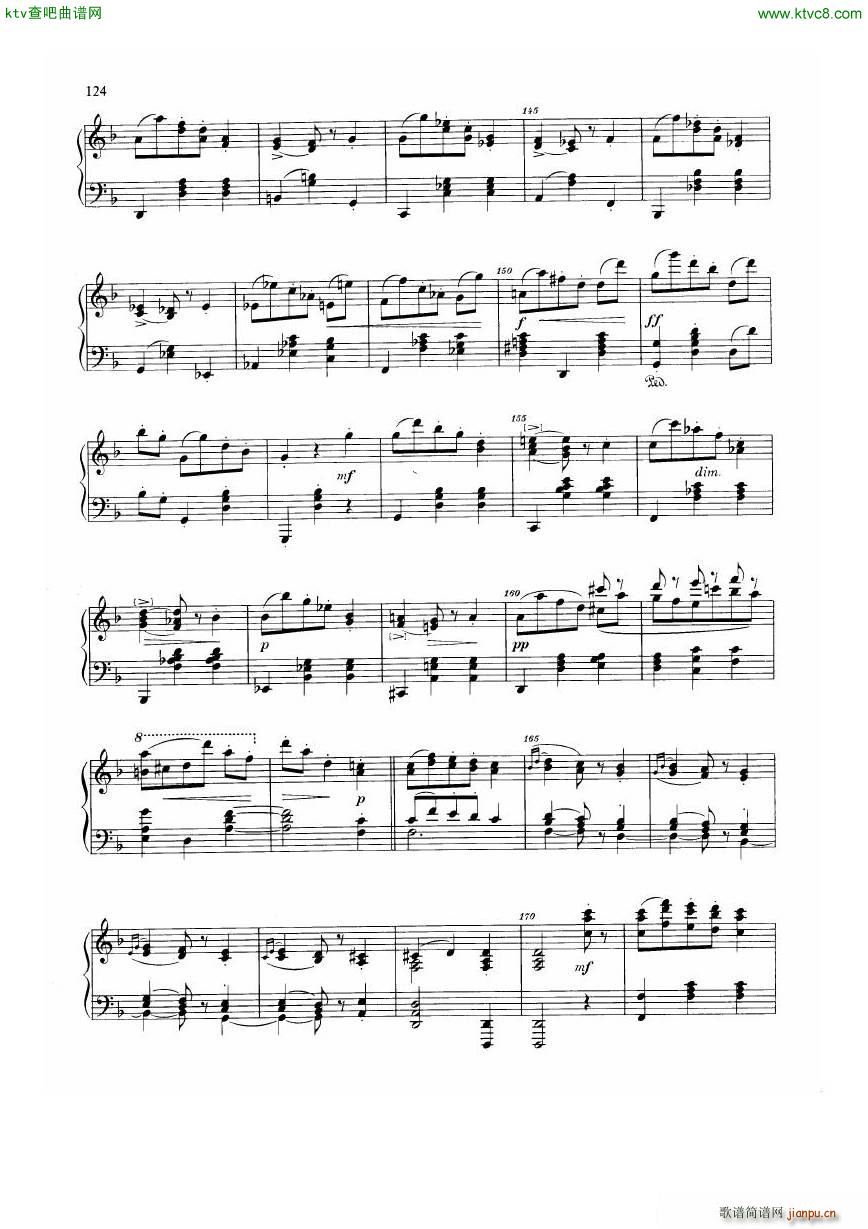 Dvorak Walzer op 54(钢琴谱)27