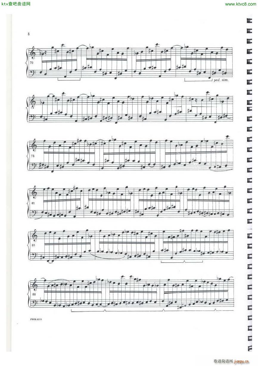 Augustyn Rafal Monosonata(钢琴谱)5