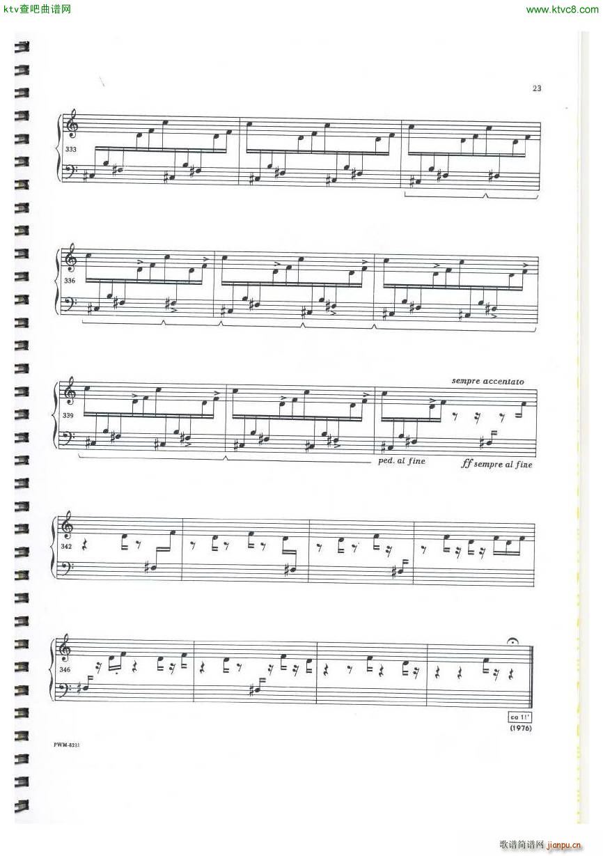 Augustyn Rafal Monosonata(钢琴谱)20