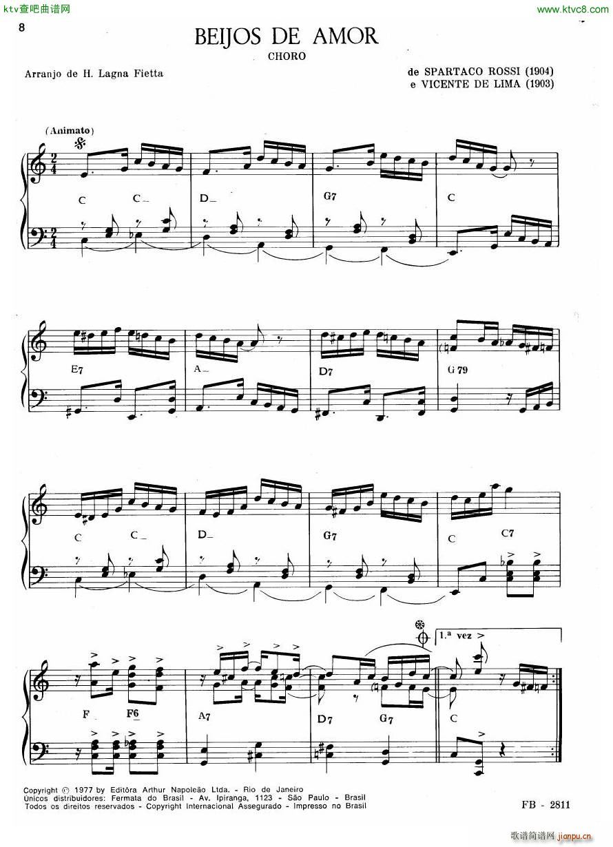 Centenário do Choro Vol 1 20 Choros Para Piano(钢琴谱)6
