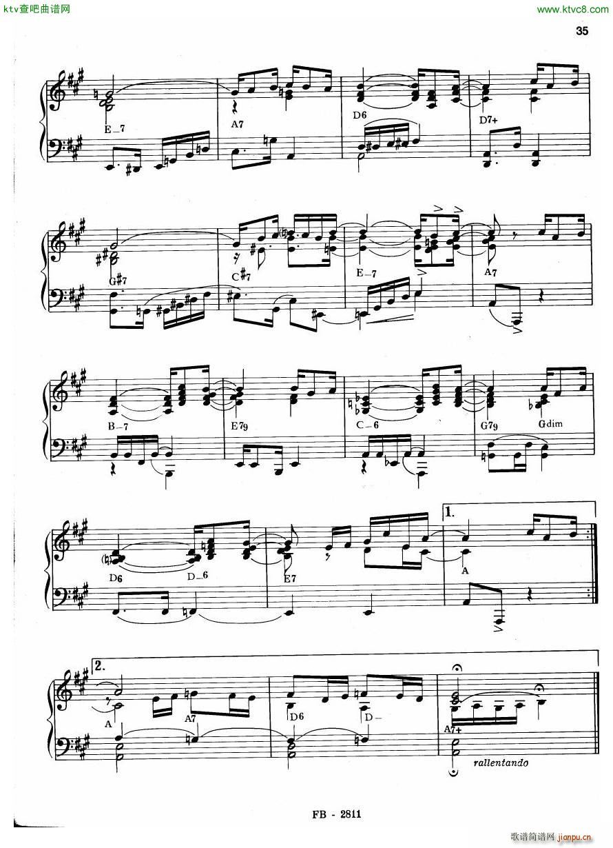 Centenário do Choro Vol 1 20 Choros Para Piano(钢琴谱)34
