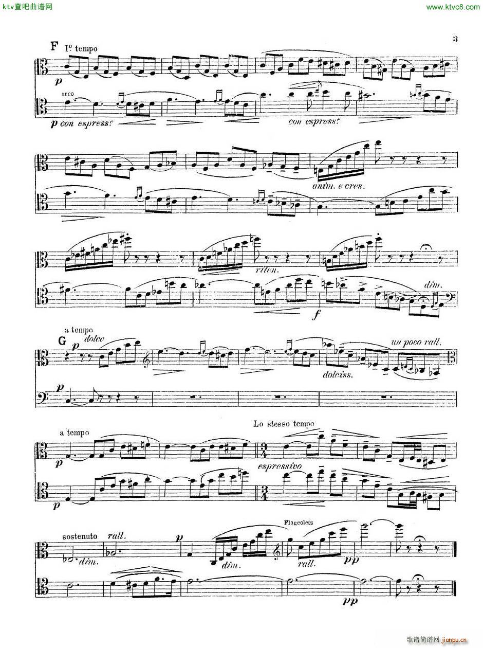 Drigo Meditation Viola Cello Piano(钢琴谱)10