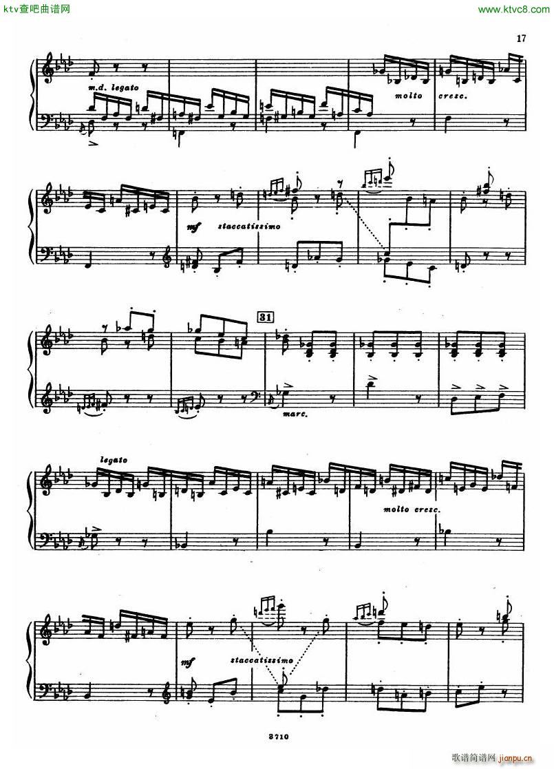 Leyetchkiss Dukas apprenti sorcier(钢琴谱)16