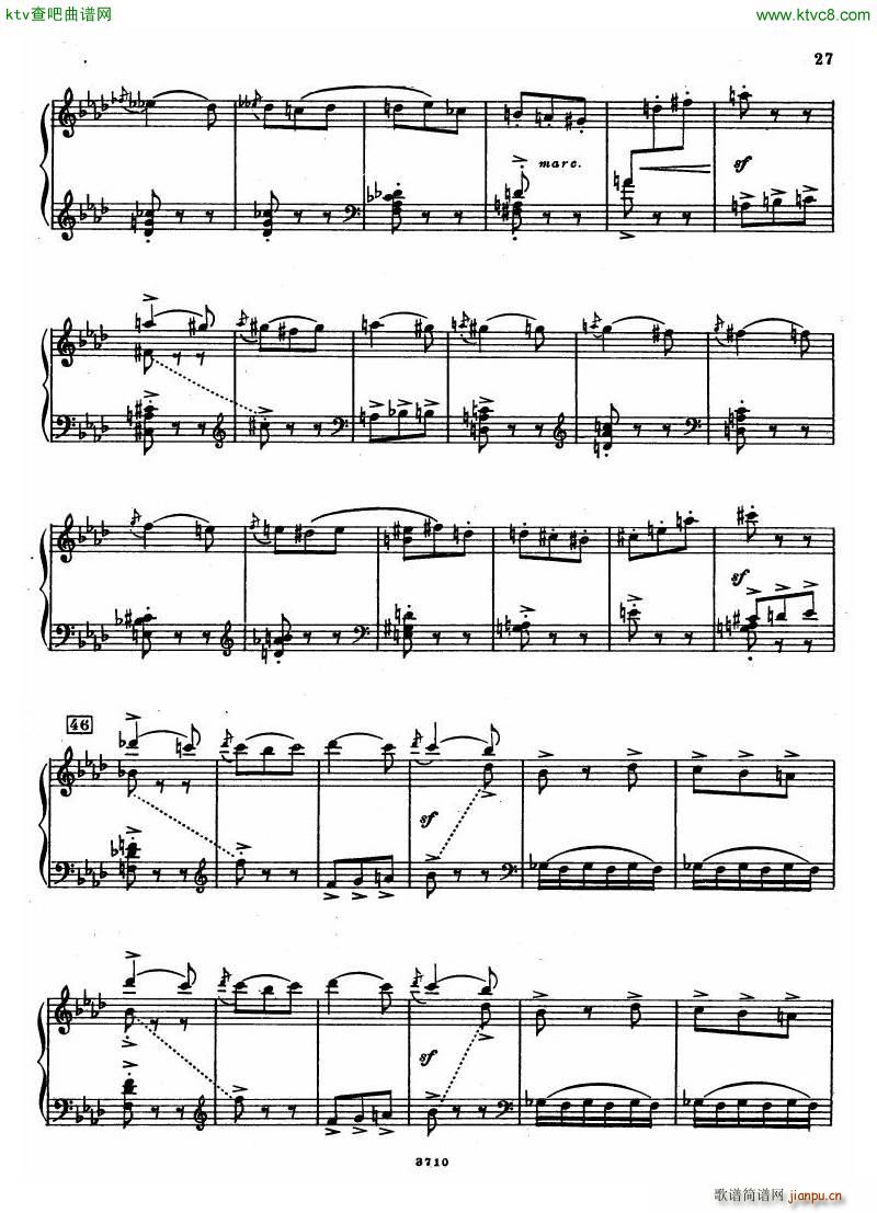 Leyetchkiss Dukas apprenti sorcier(钢琴谱)14