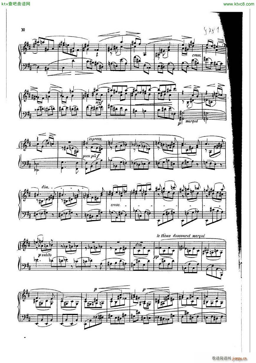 dukas sonata(钢琴谱)29