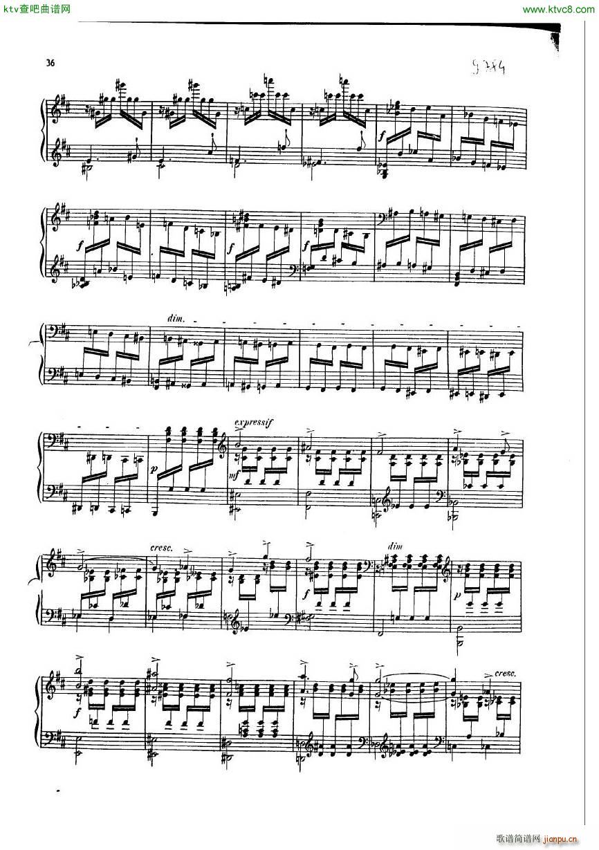 dukas sonata(钢琴谱)35
