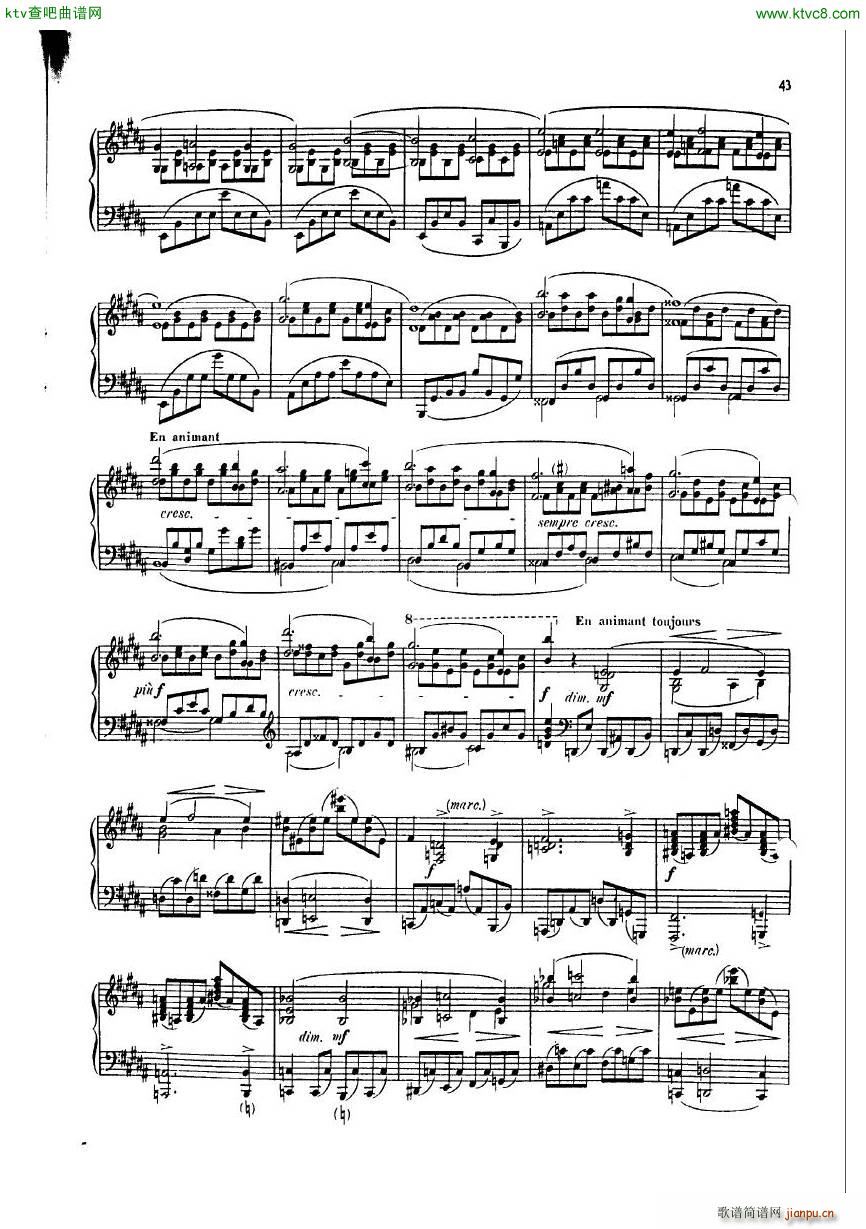 dukas sonata(钢琴谱)42