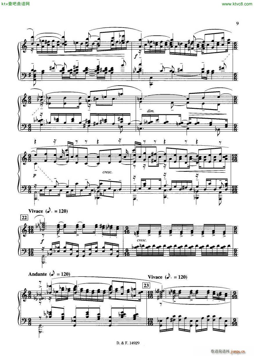Duruflé Op 6 Trois Danses(钢琴谱)8