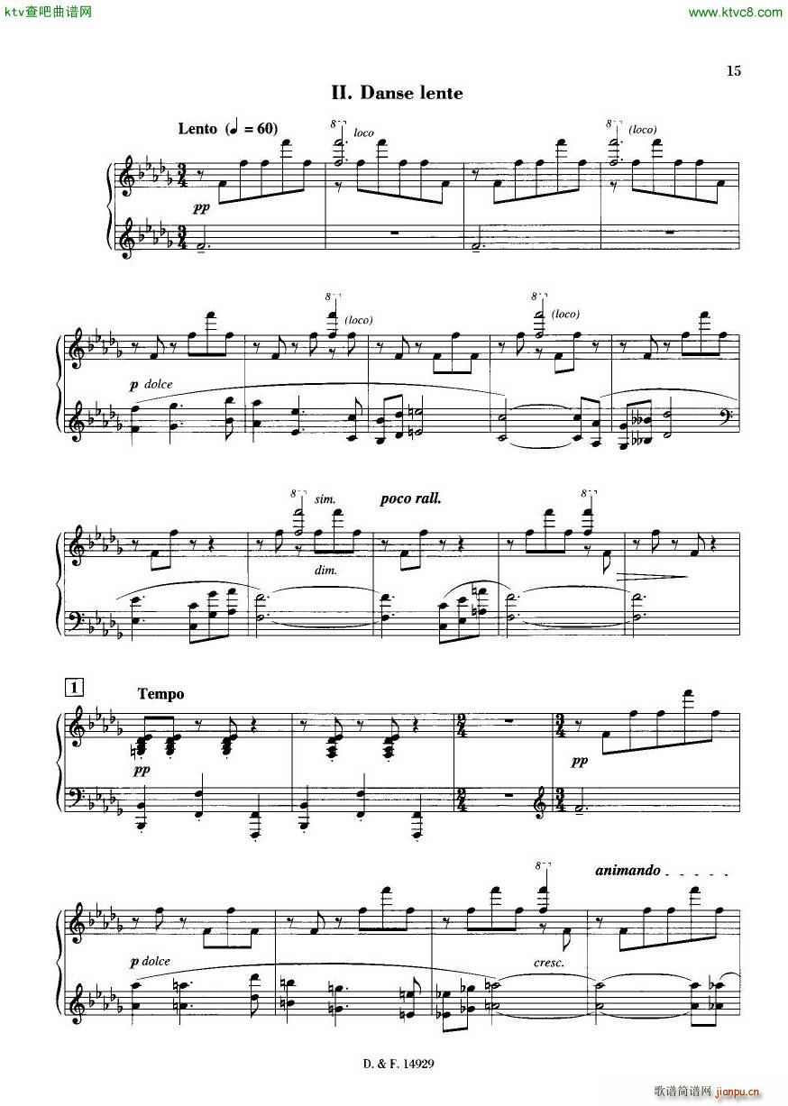 Duruflé Op 6 Trois Danses(钢琴谱)14
