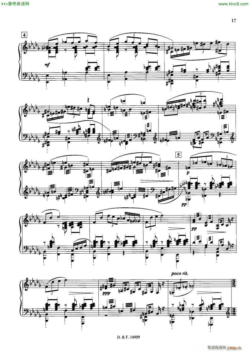 Duruflé Op 6 Trois Danses(钢琴谱)16