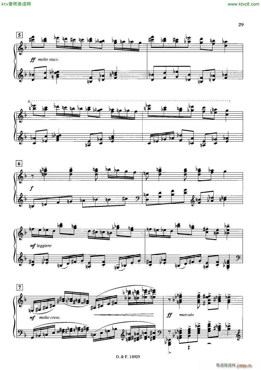 Duruflé Op 6 Trois Danses(钢琴谱)28