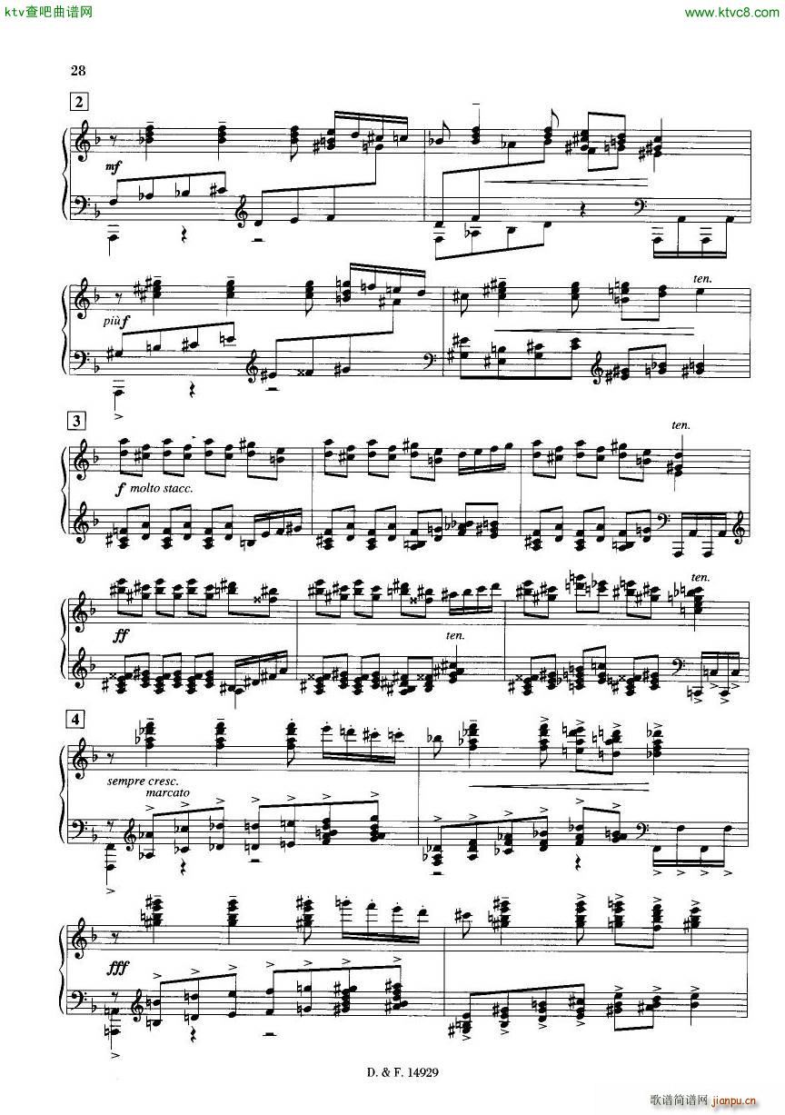 Duruflé Op 6 Trois Danses(钢琴谱)27