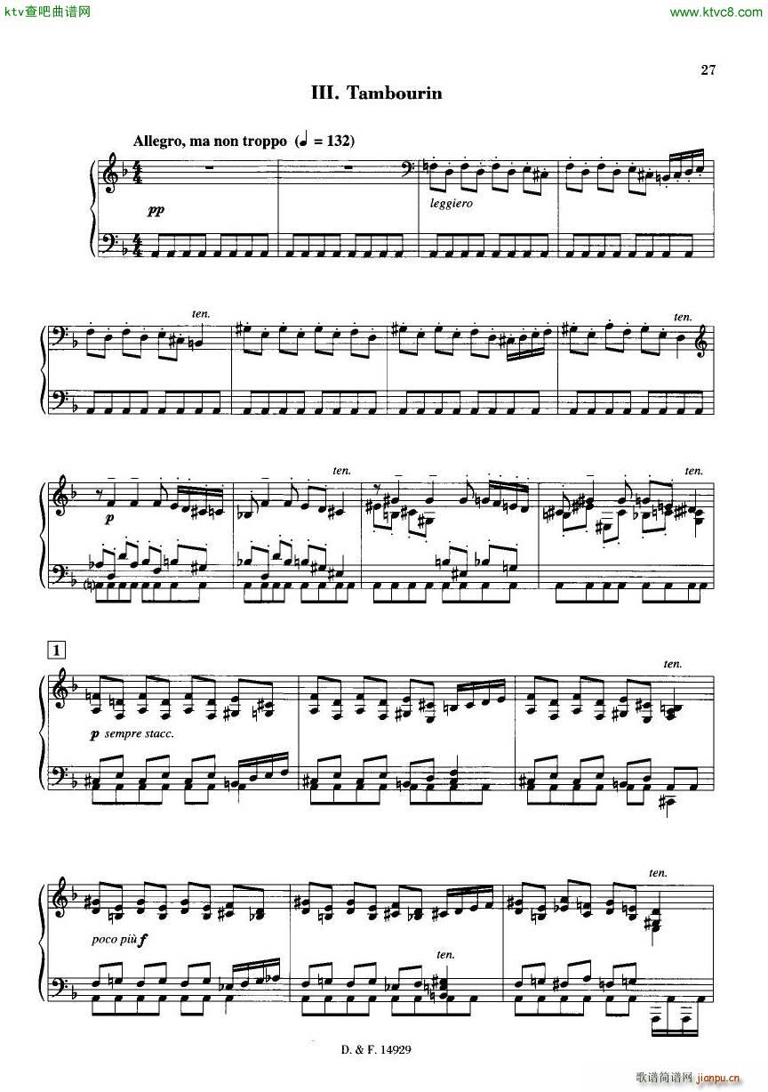 Duruflé Op 6 Trois Danses(钢琴谱)26