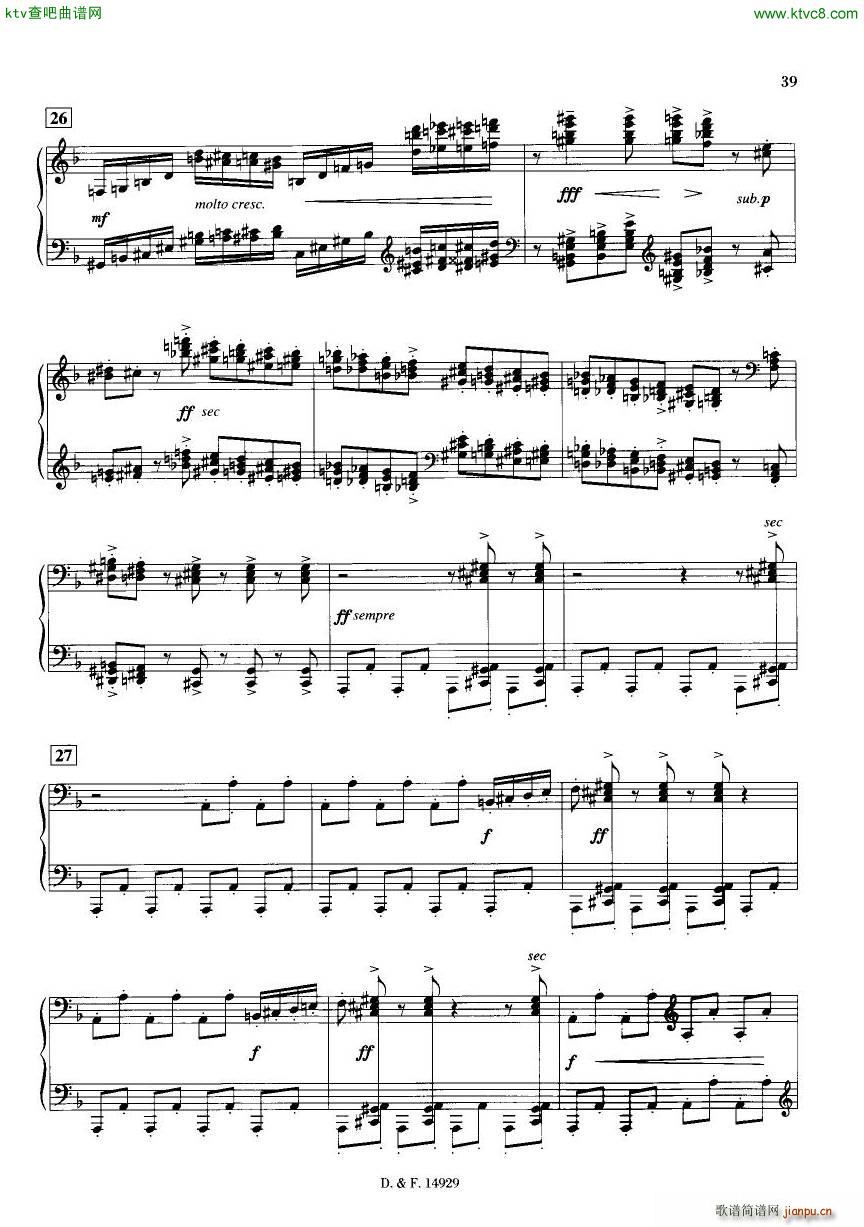 Duruflé Op 6 Trois Danses(钢琴谱)38