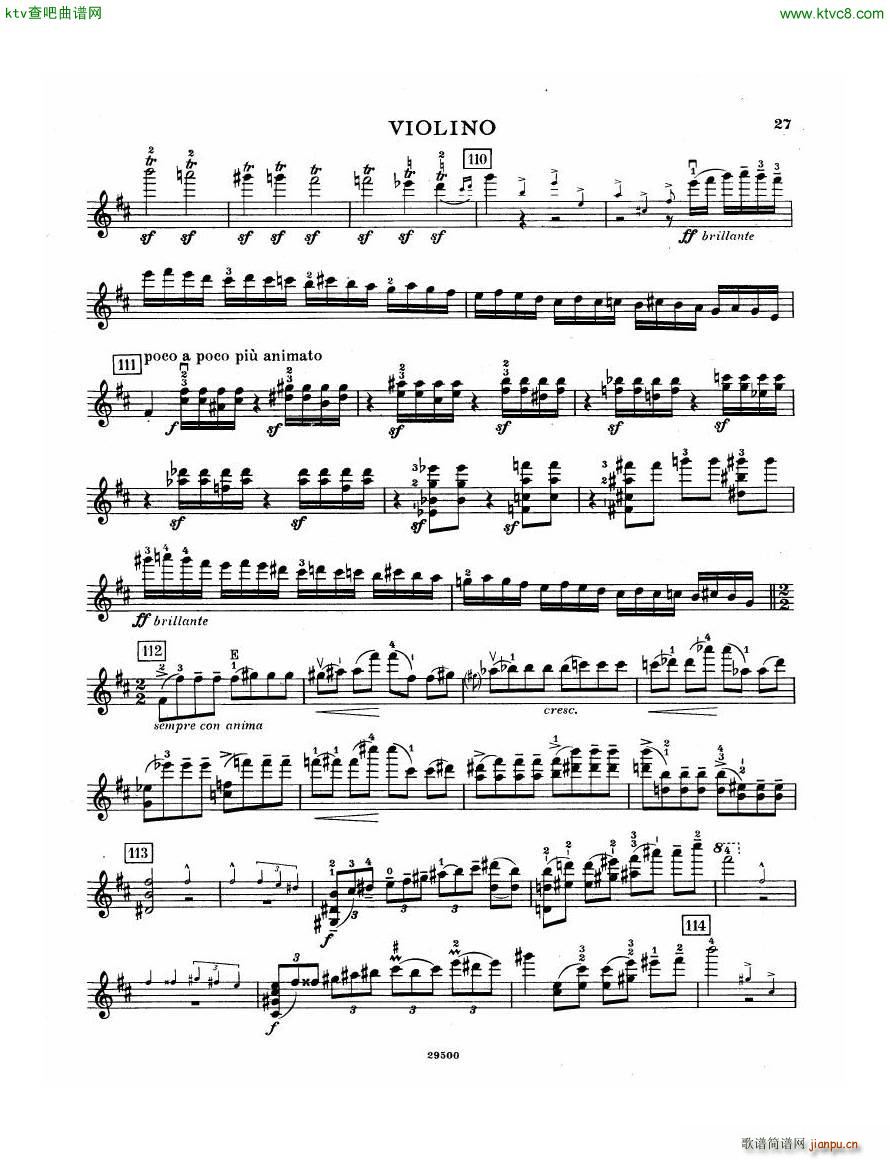 Elgar Violin Concerto Vn(钢琴谱)27