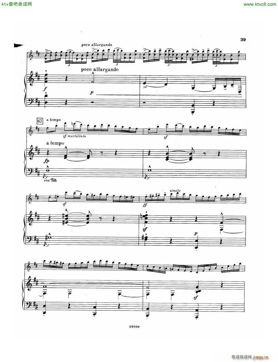 Elgar Violin Concerto Pn(钢琴谱)37