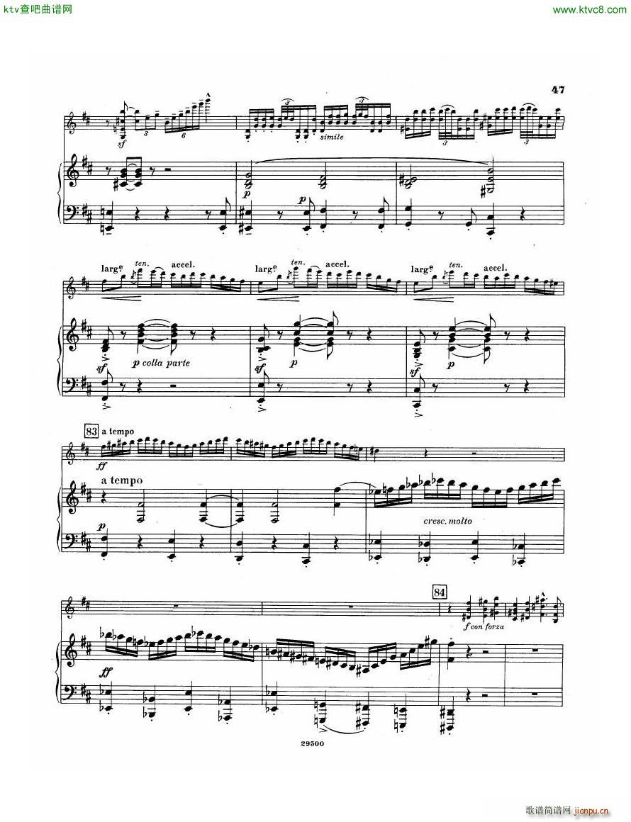 Elgar Violin Concerto Pn(钢琴谱)45