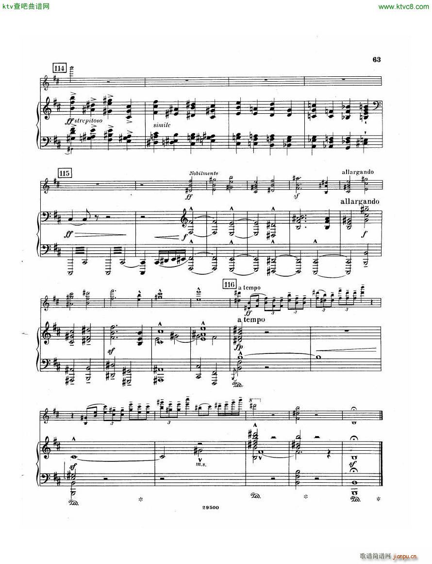 Elgar Violin Concerto Pn(钢琴谱)61