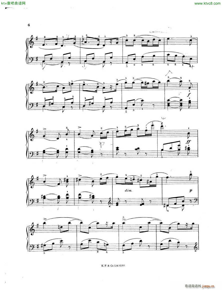 Elgar Sonatina(钢琴谱)6