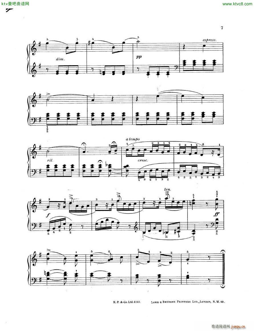 Elgar Sonatina(钢琴谱)7