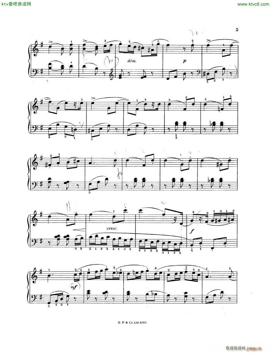 Elgar Sonatina(钢琴谱)5