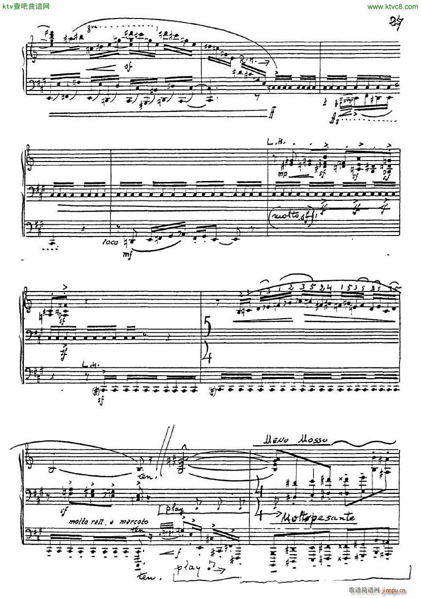 Eckhardt Grammate Sonata no 4(钢琴谱)28