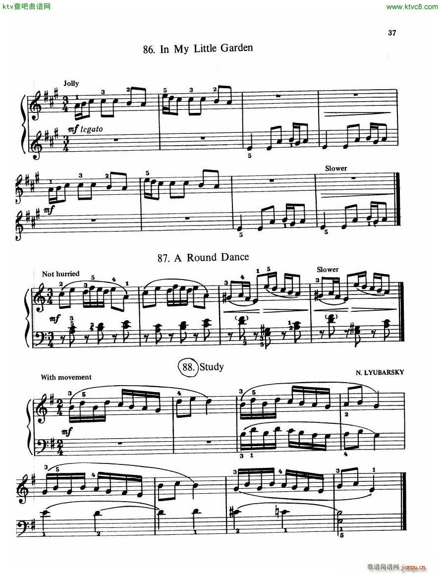 The Russian School of Piano Playing 1(钢琴谱)35