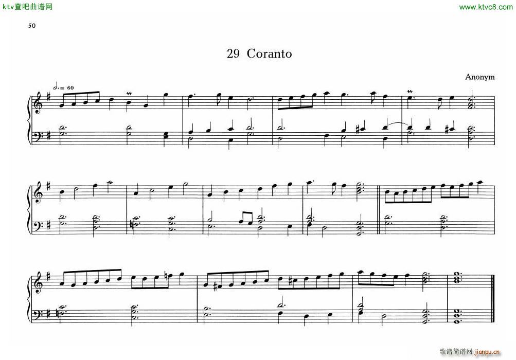 Organ Or Clavichord Old Pieces For(钢琴谱)9