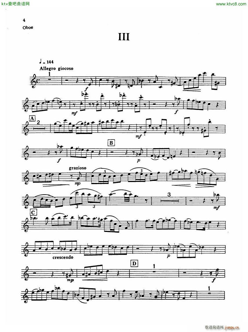 Madeleine Dring Trio For Flute Oboe And Piano(钢琴谱)9