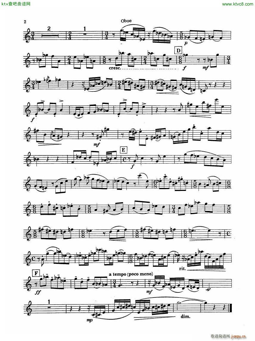 Madeleine Dring Trio For Flute Oboe And Piano(钢琴谱)7