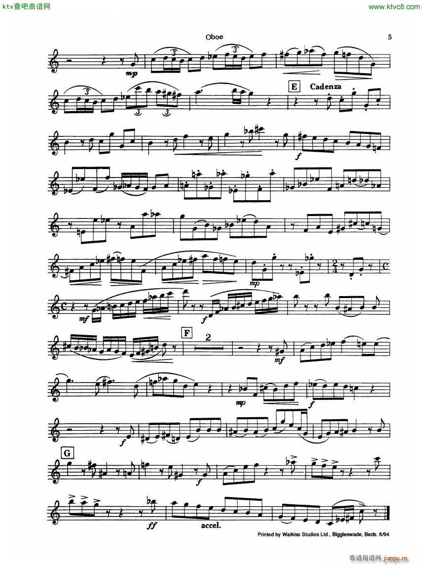 Madeleine Dring Trio For Flute Oboe And Piano(钢琴谱)10