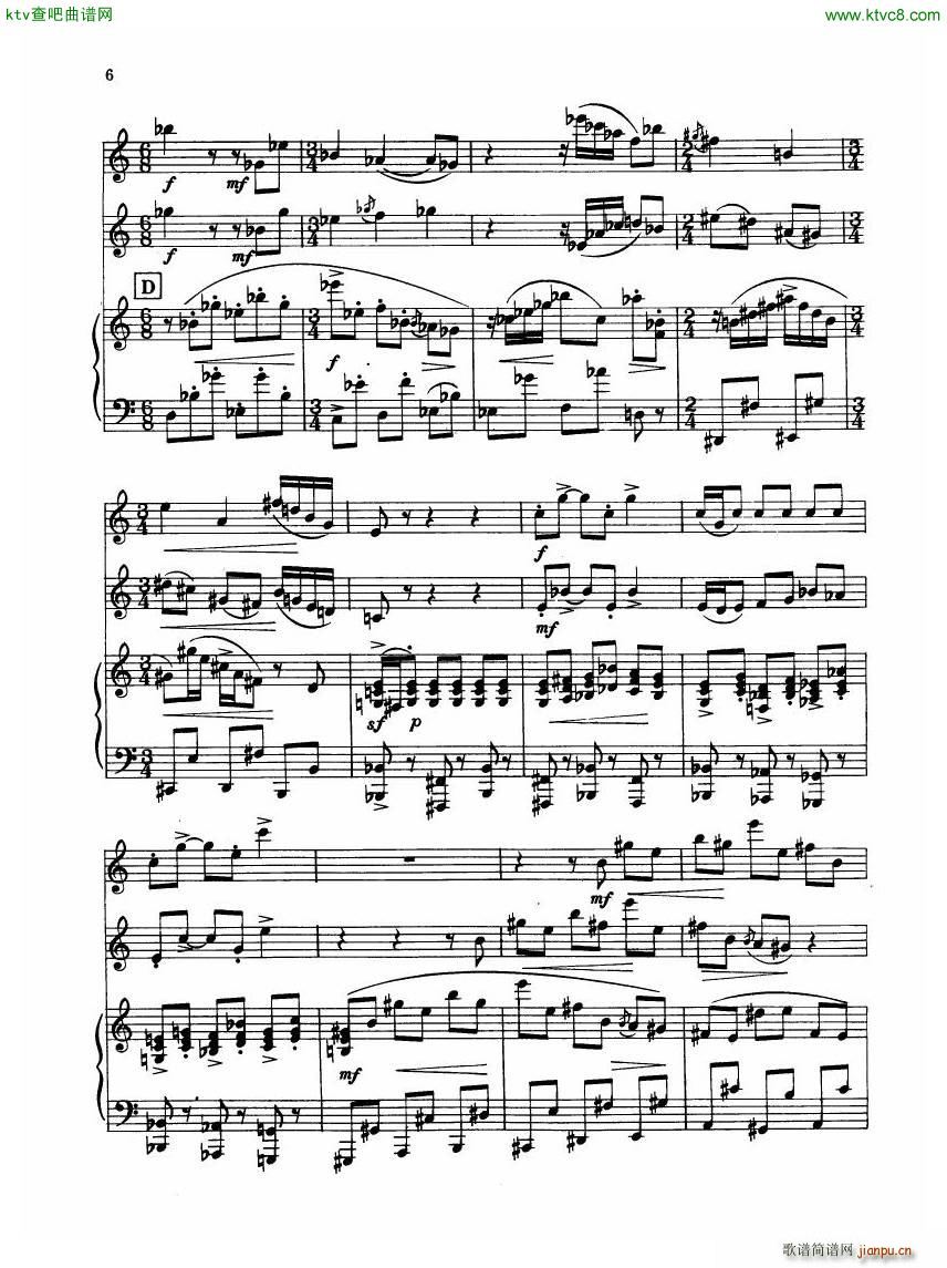 Madeleine Dring Trio For Flute Oboe And Piano(钢琴谱)16