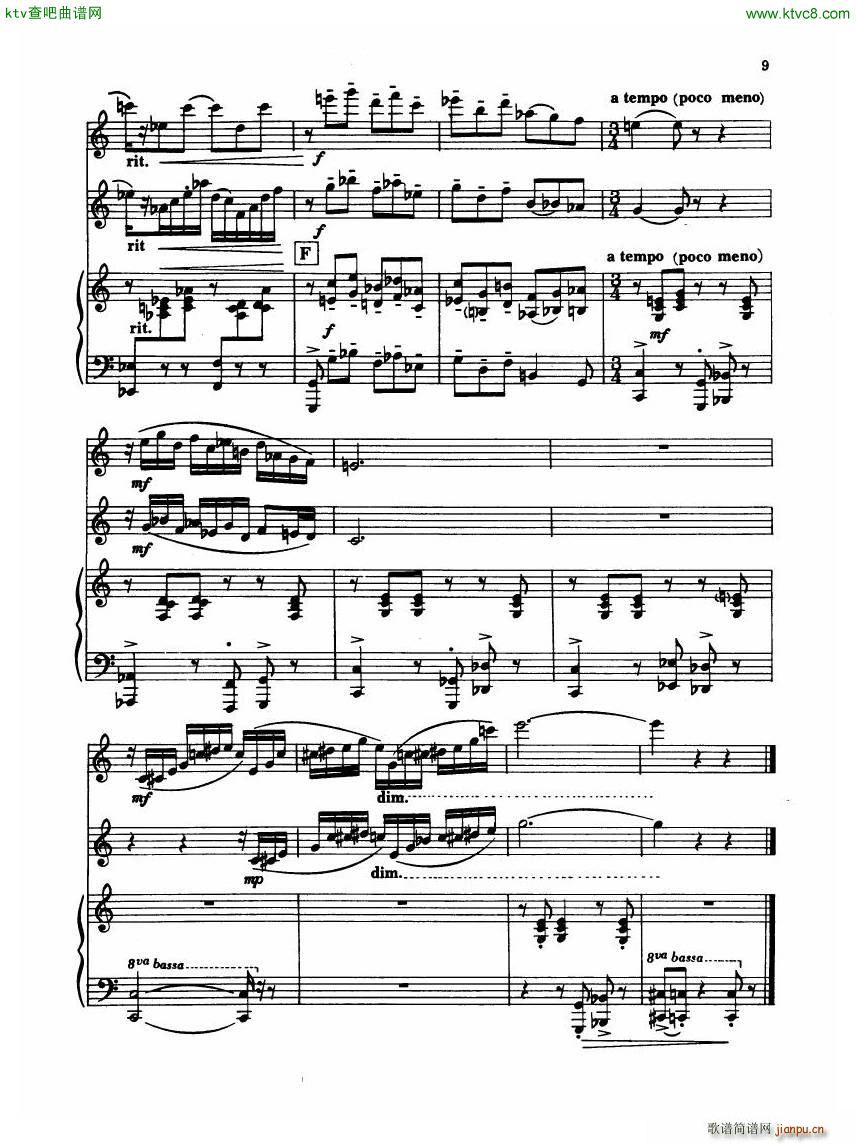 Madeleine Dring Trio For Flute Oboe And Piano(钢琴谱)19