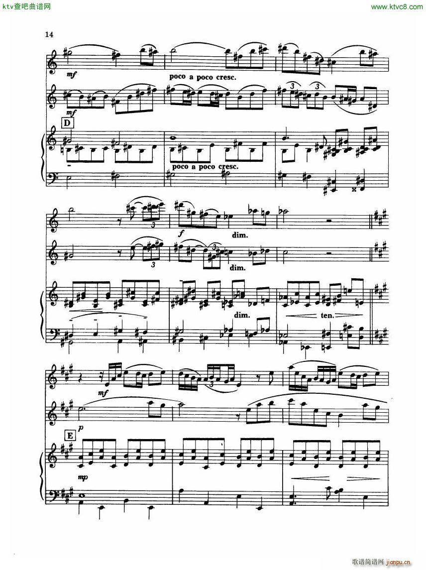 Madeleine Dring Trio For Flute Oboe And Piano(钢琴谱)24