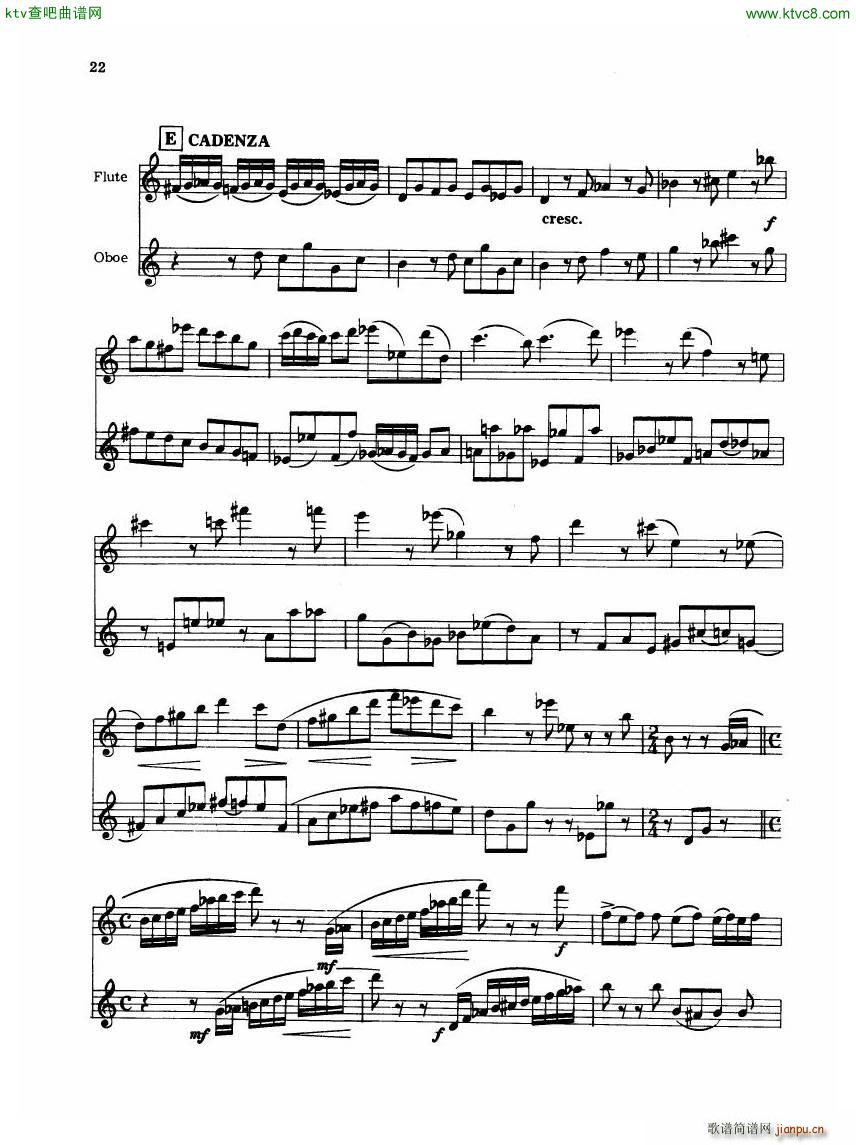 Madeleine Dring Trio For Flute Oboe And Piano(钢琴谱)32