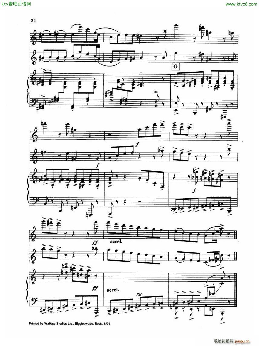 Madeleine Dring Trio For Flute Oboe And Piano(钢琴谱)34