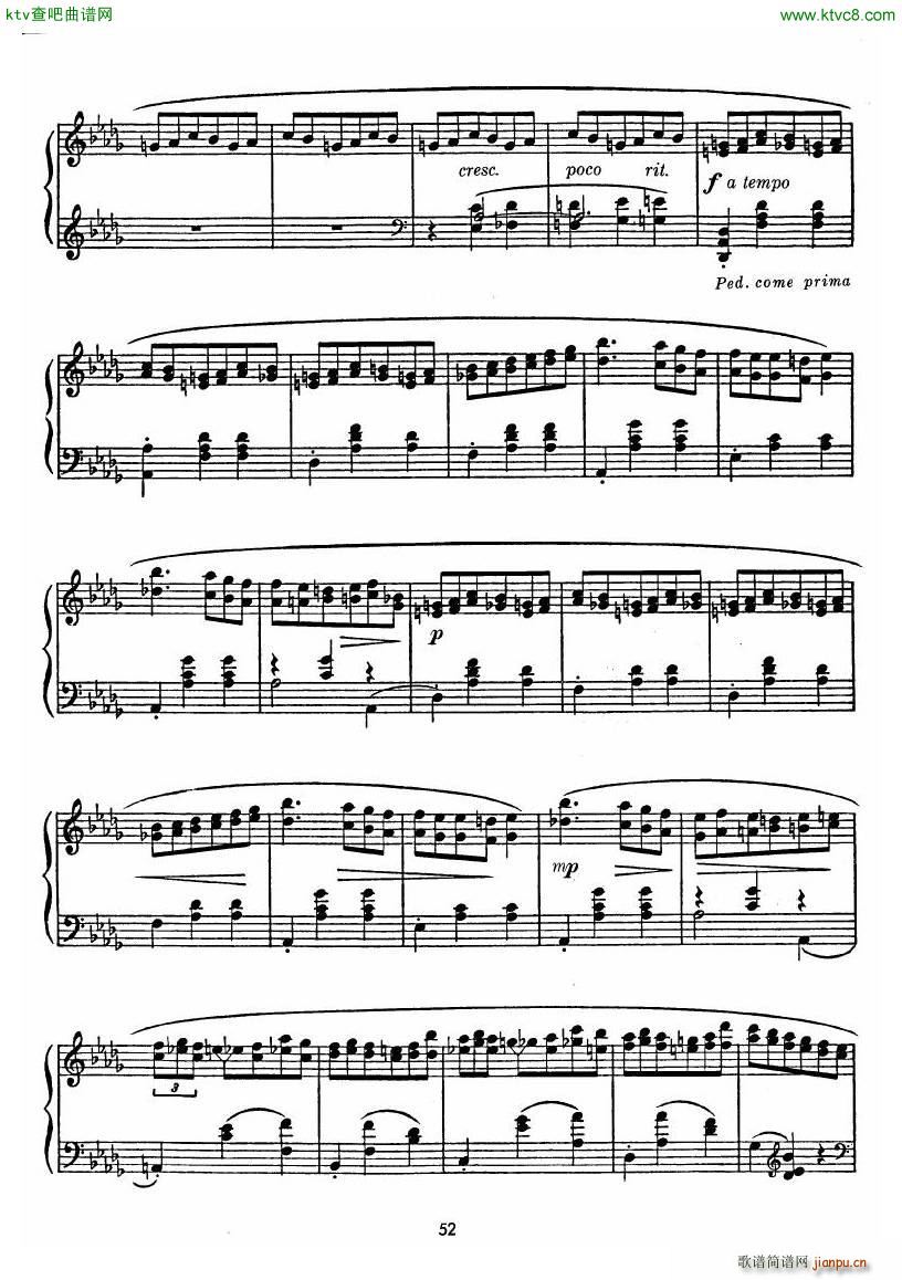 chopin minute waltz transcriptions collection 二(钢琴谱)1