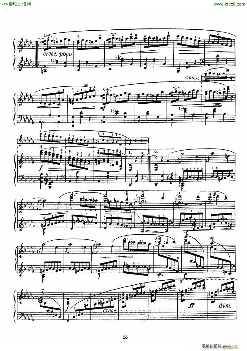 chopin minute waltz transcriptions collection 二(钢琴谱)5