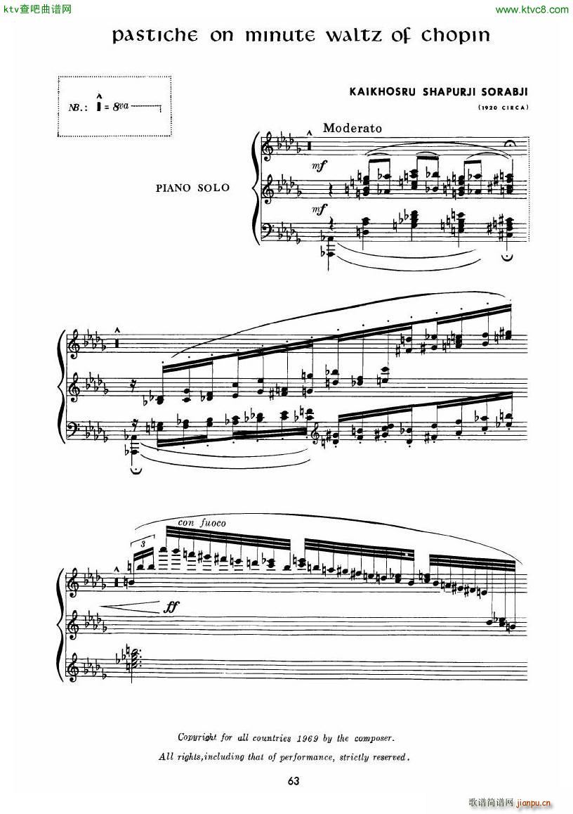 chopin minute waltz transcriptions collection 二(钢琴谱)12