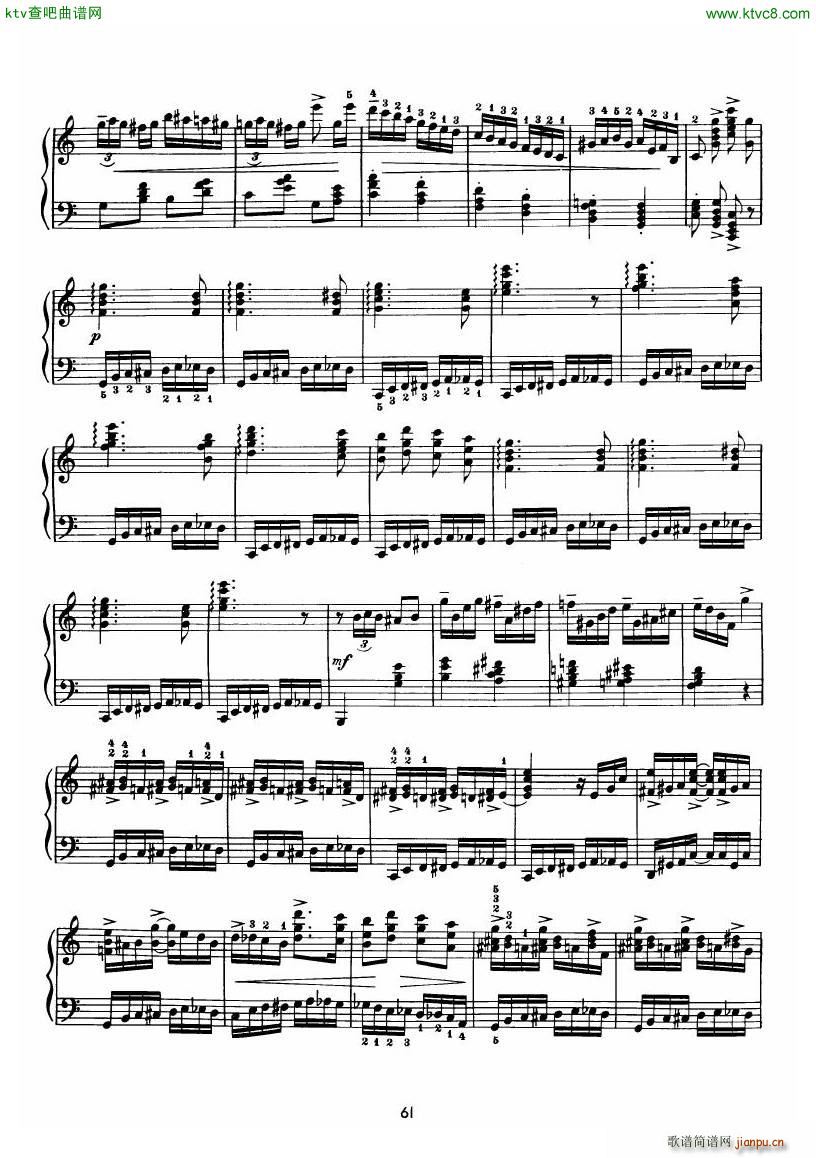 chopin minute waltz transcriptions collection 二(钢琴谱)10