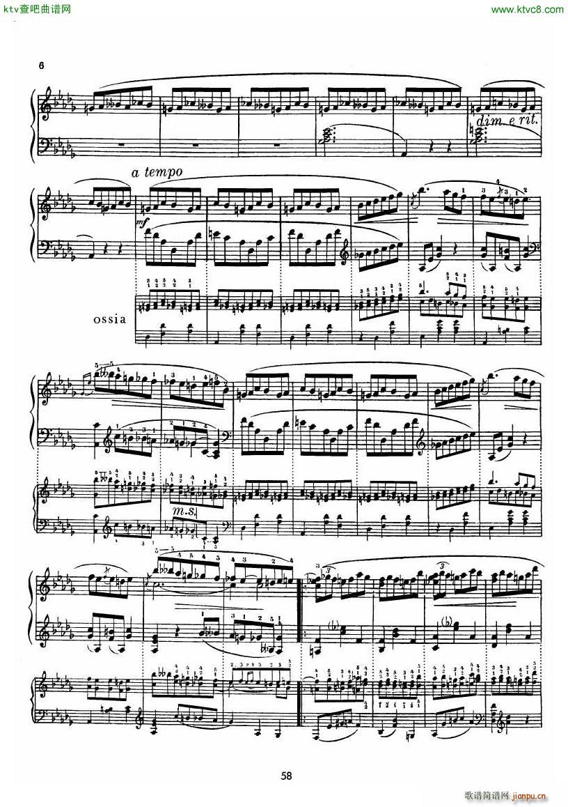 chopin minute waltz transcriptions collection 二(钢琴谱)7